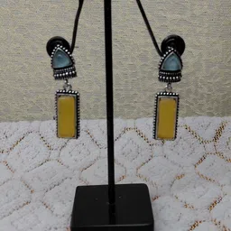 Ak Fashion Geometric Drop Earrings image 3