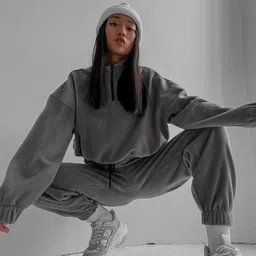 Mast & Harbour Sweatshirt With Joggers Co-Ords image 3