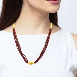WHP JEWELLERS Women 22 KT Gold Neckchain 0.85gm-picture-37