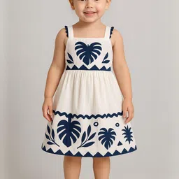 NUEVOSDAMAS White Cotton Dresses-image-8