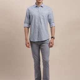 Turtle Men Relaxed Slim Fit Opaque Printed Casual Shirt image 4
