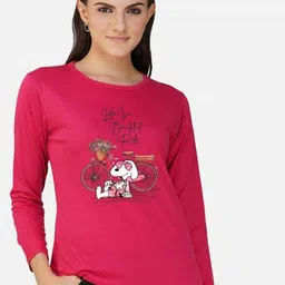 Metronaut Women 2 Printed Bio Finish Applique T-shirt image 3