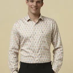 Allen Solly Men Spread Collar Floral Printed Slim Fit Casual Shirt-image-10