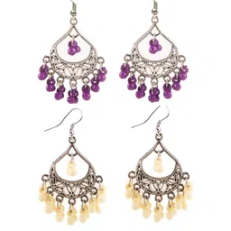 Creative Frogs Women Silver-Plated Alloy Jhumkas-image-89