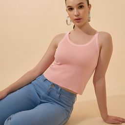 SHOWOFFFF Women Ribbed Tank Crop Top-picture-31