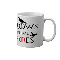 Get Fatang Crows Before Hoes Printed Ceramic Dishwasher Safe Glossy Mug image 2