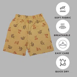 Fasha Kids Pack Of 2 Regular Fit Printed Cotton Shorts image 2