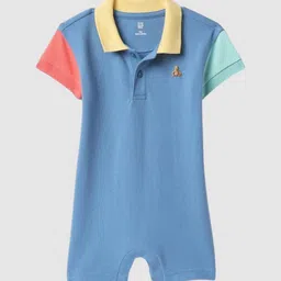 GAP Infants Boys Polo Collar-Block Onesie-picture-25