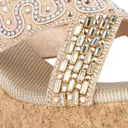 Inc 5 Embellished High-Top Wedge Heel Sandals image 5