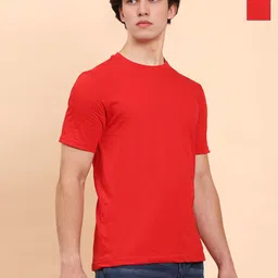 Moda Rapido Pack Of 2 Round Neck Pure Cotton Regular Fit T-shirt-picture-40