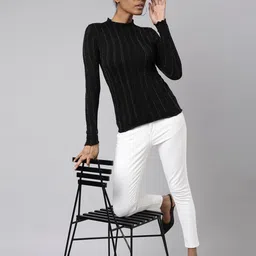 SHOWOFFFF Striped Ruffles Top image 2