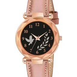 Miss Perfect Women Printed Dial & Leather Textured Straps Analogue Watch Cvv352-picture-29