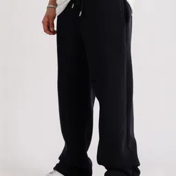 MaverIQ Men Relaxed Loose Fit Easy Wash Trousers-image-68