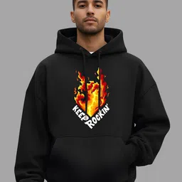 TheBTclub Men Printed Hooded Sweatshirt-picture-26