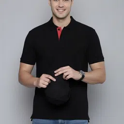 HERE&NOW Men Polo Collar T-shirt image 3
