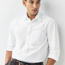 NEXT Men Pure Cotton Slim Fit Casual Shirt-picture-48