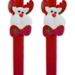 CraftVatika 3-Pcs Red & White Christmas Party Accessory image 3