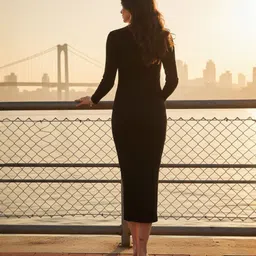 ZUMMER Print Puff Sleeve Bodycon Mini Dress image 2