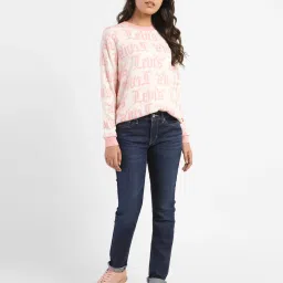 levi's Women's 711 Blue Skinny Fit Mid Rise Jeans image 1