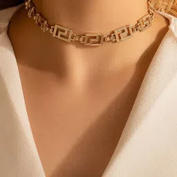Shining Diva Fashion Women Gold-Plated Necklace-picture-36