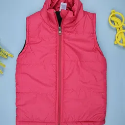 V-Mart Boys Mock Collar Solid Quilted Jacket-picture-11