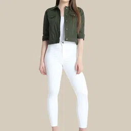 CORSICA Spread Collar Lightweight Denim Jacket image 3