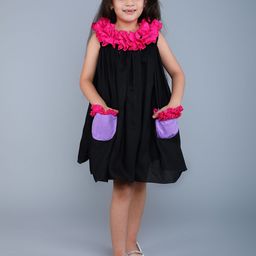 Pink Chick Colourblocked Empire Dress-picture-42