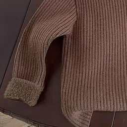 Xsole Boys Ribbed Pullover with Fuzzy Detail image 3
