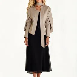 bebe Women Longline Open Front Jacket-picture-42