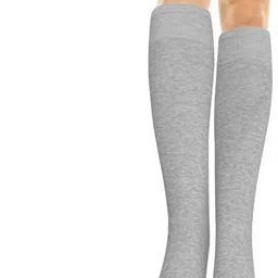 MUKHAKSH Unisex Grey Socks image 2