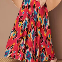 OTABU Women Printed Flared Palazzos image 2