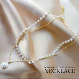 PolluxCraft Gold-Plated Layered Necklace image 3