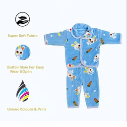 Fareto Unisex Kids Printed T-shirt with Pyjamas image 4