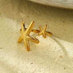 MYKI Gold-plated Adjustable Finger Ring-picture-0