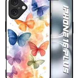 QRIOH Conversational Printed iPhone 16 Plus Back Case Mobile Accessories image 2