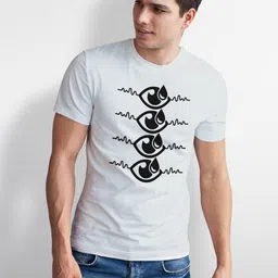 Seekbuylove Men Bio Finish Graphic Printed Pure Cotton T-shirt image 2