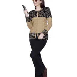 Chatanya Women Floral Cardigan-image-41