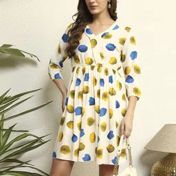 ADDYVERO Women Printed Fit & Flare Dress-image-59