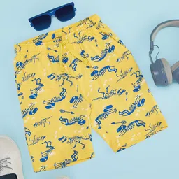 Pantaloons Junior Boys Printed Mid-Rise Regular Fit Printed Shorts-picture-14