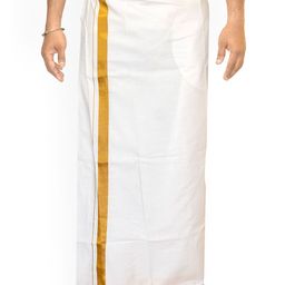 TUNI MANI Men Cotton Adjustable Velcro Pocket Dhoti-picture-26