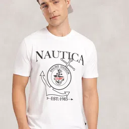 Nautica Brand Logo Printed T-shirt-picture-17