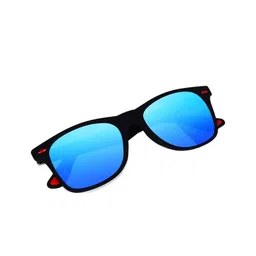 SPADEACES Unisex Polarised and UV Protected Wayfarer Sunglasses BLUE BLACK WAYFARAR-29_13 image 2
