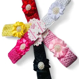 VAGHBHATT Girls Set of 6 Embellished Hairband image 3