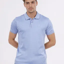 Celio Men Solid Polo Collar Cotton T-shirt-picture-51