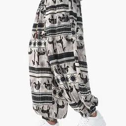 StyleCast x Revolte Men Ethnic Motifs Printed Loose Fit Trousers image 3
