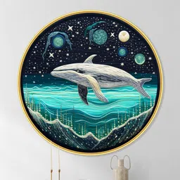 Livin'luxe Blue MDF Other Wall Paintings-image-19