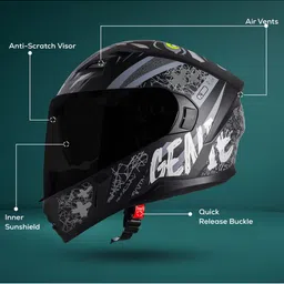 Steelbird Graphic Printed Full Face Helmet image 3