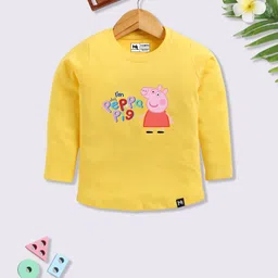 YK X Minute Mirth Peppa Pig Print Pure Cotton Top-picture-55