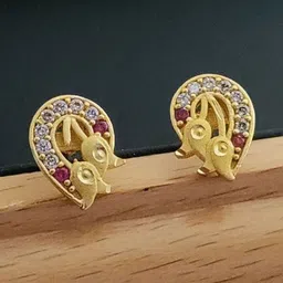 OM KRISHIV COLLECTION Quirky Studs Earrings image 1