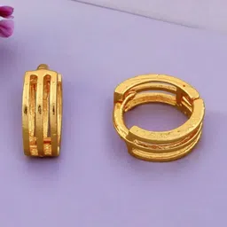 SHREE KRISHNA SHOPPING Gold-Plated Brass Earrings image 1